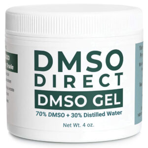 DMSO Gel 7030 with 70% pharma-grade dimethyl sulfoxide and 30% water, 4 oz DMSO Direct