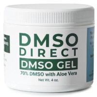 DMSO Gel with Aloe Vera 4 oz by DMSO Direct, 70% Dimethyl Sulfoxide (99.99% pure pharma grade)