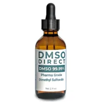 DMSO Direct 99.99% pure pharma-grade dimethyl sulfoxide 2 oz amber glass dropper bottle
