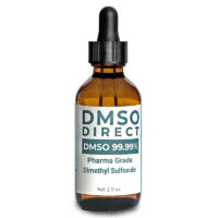 DMSO Direct 99.99% pure pharma-grade dimethyl sulfoxide 2 oz amber glass dropper bottle