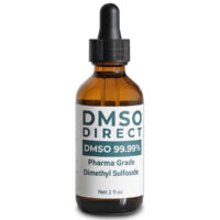 Pure DMSO drops, pharma-grade glass dropper bottle with 99.99% dimethyl sulfoxide, 2 oz