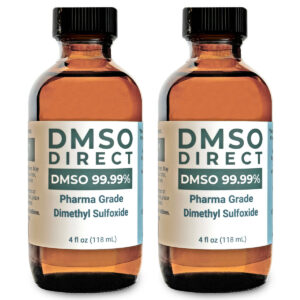 Pure DMSO 99.99% pharma-grade dimethyl sulfoxide 4 oz twin pack